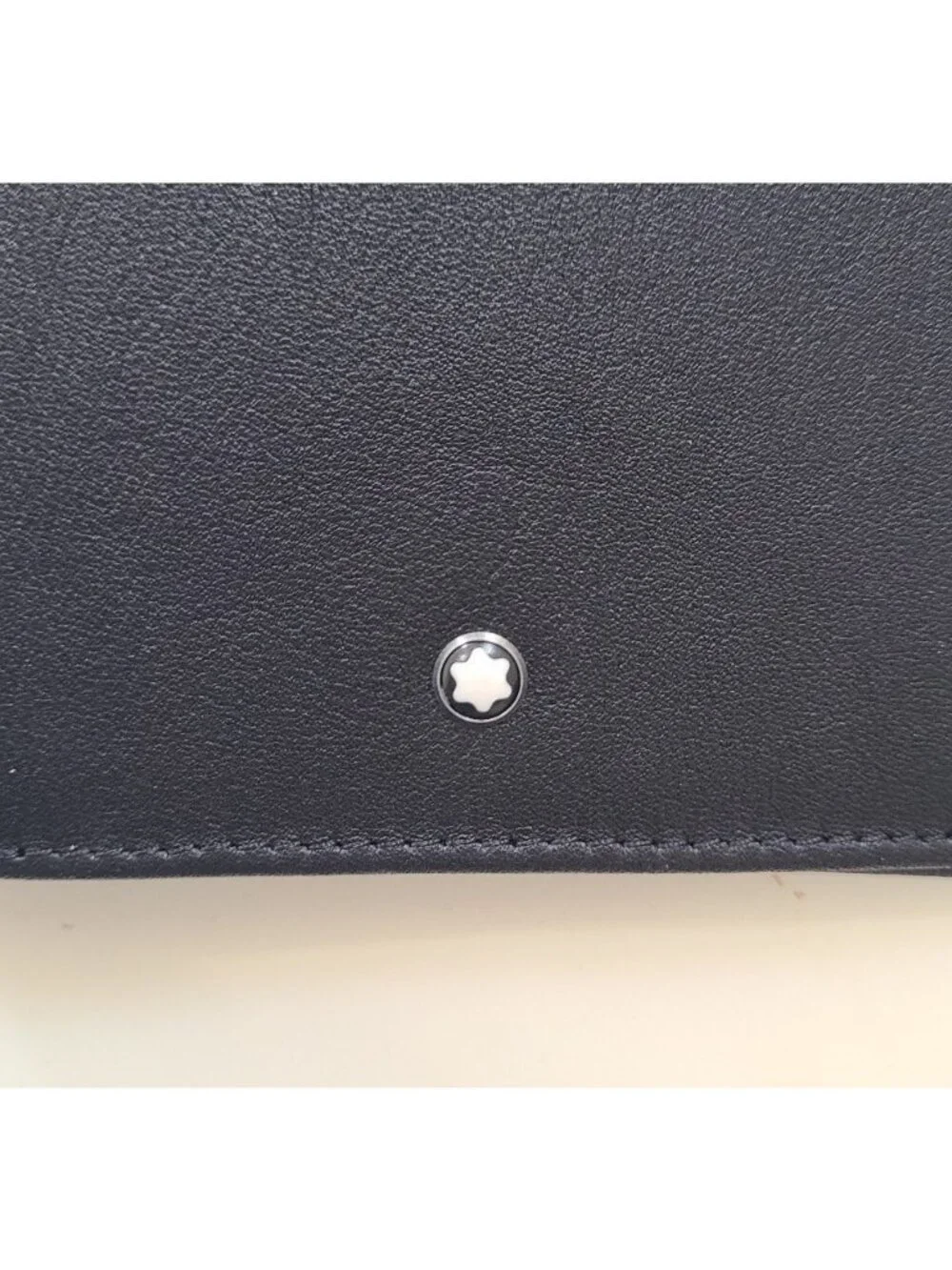 NWOT Montblanc Sartorial Leather 8CC Wallet Black